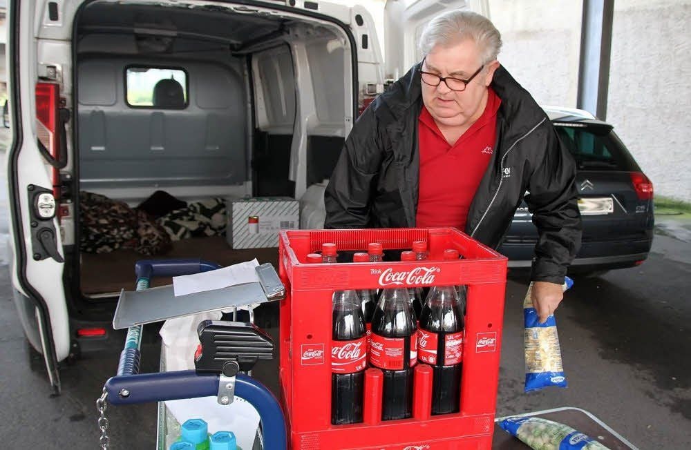 Jürgen Burkhardt aus Osterhausen ist Stammkunde beim Hamberger in Allstedt.