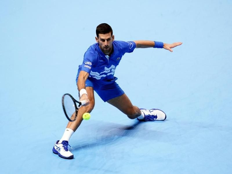 Hat sich klar gegen den Argentinier Diego Schwartzman durchgesetzt: Novak Djokovic in Aktion. Foto: John Walton/PA Wire/dpa