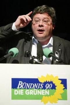 Parteichef Reinhard Bütikofer. (Foto: dpa)