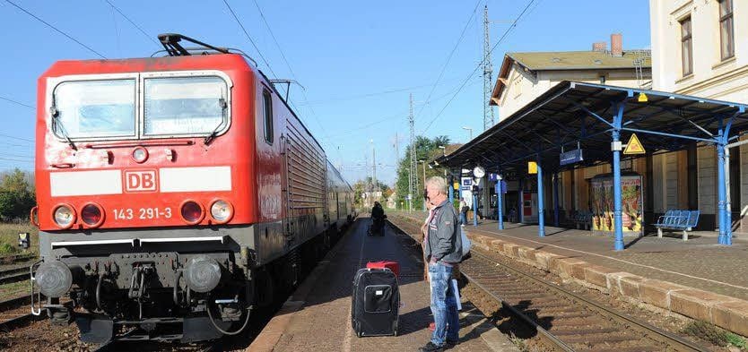 Bis 14 Uhr fuhr der Regionalexpress noch. Dann herrschte Ruhe.