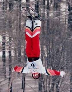 Aerials beim Ski Freestyle