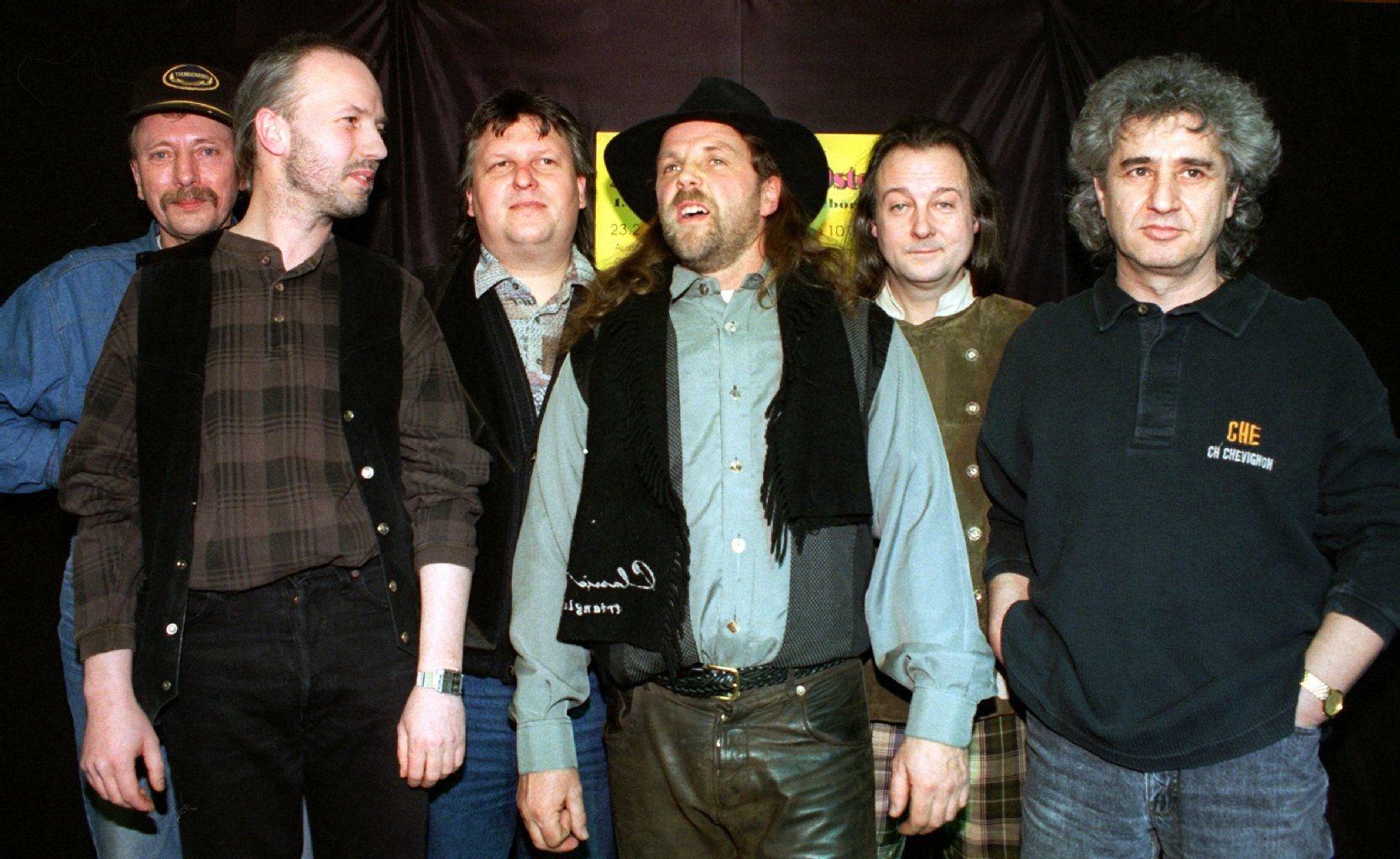 Die Rockband Stern-Combo Meißen um Frontmann Reinhard Fißler (Mitte). Fißler ist am 13.02.2016 in Berlin gestorben.