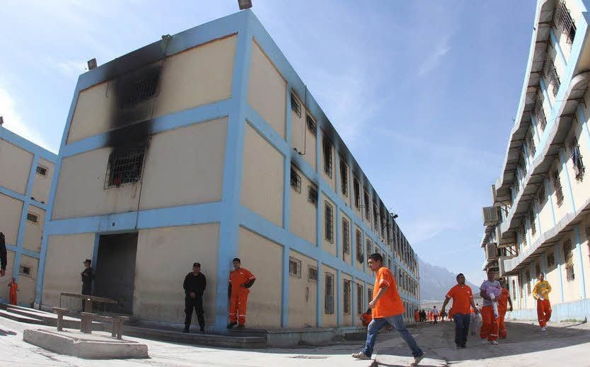 Gefängnis nach der Revolte