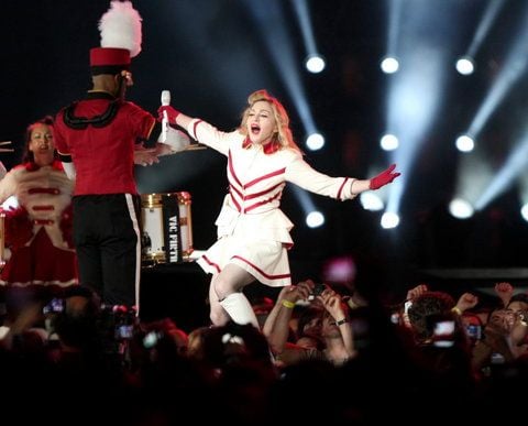 Madonna bei ihrem Auftritt in Istanbul. (FOTO: DPA)