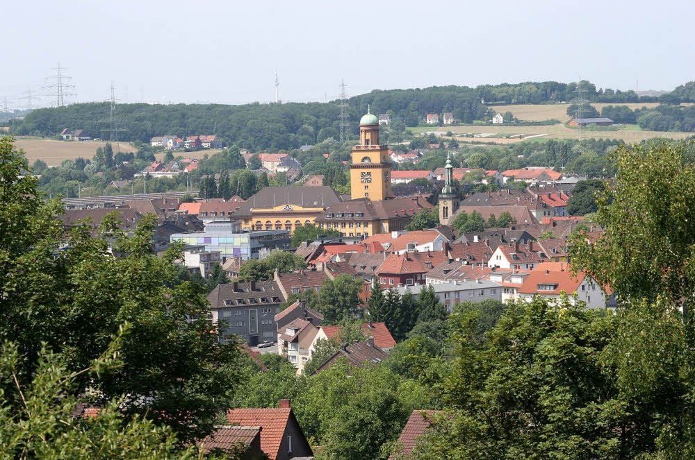 Blick vom Helenenberg auf die Innenstadt
