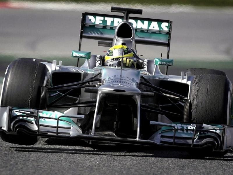 Mercedes-Pilot Nico Rosberg fuhr bei den Tests hervorragende Zeiten.