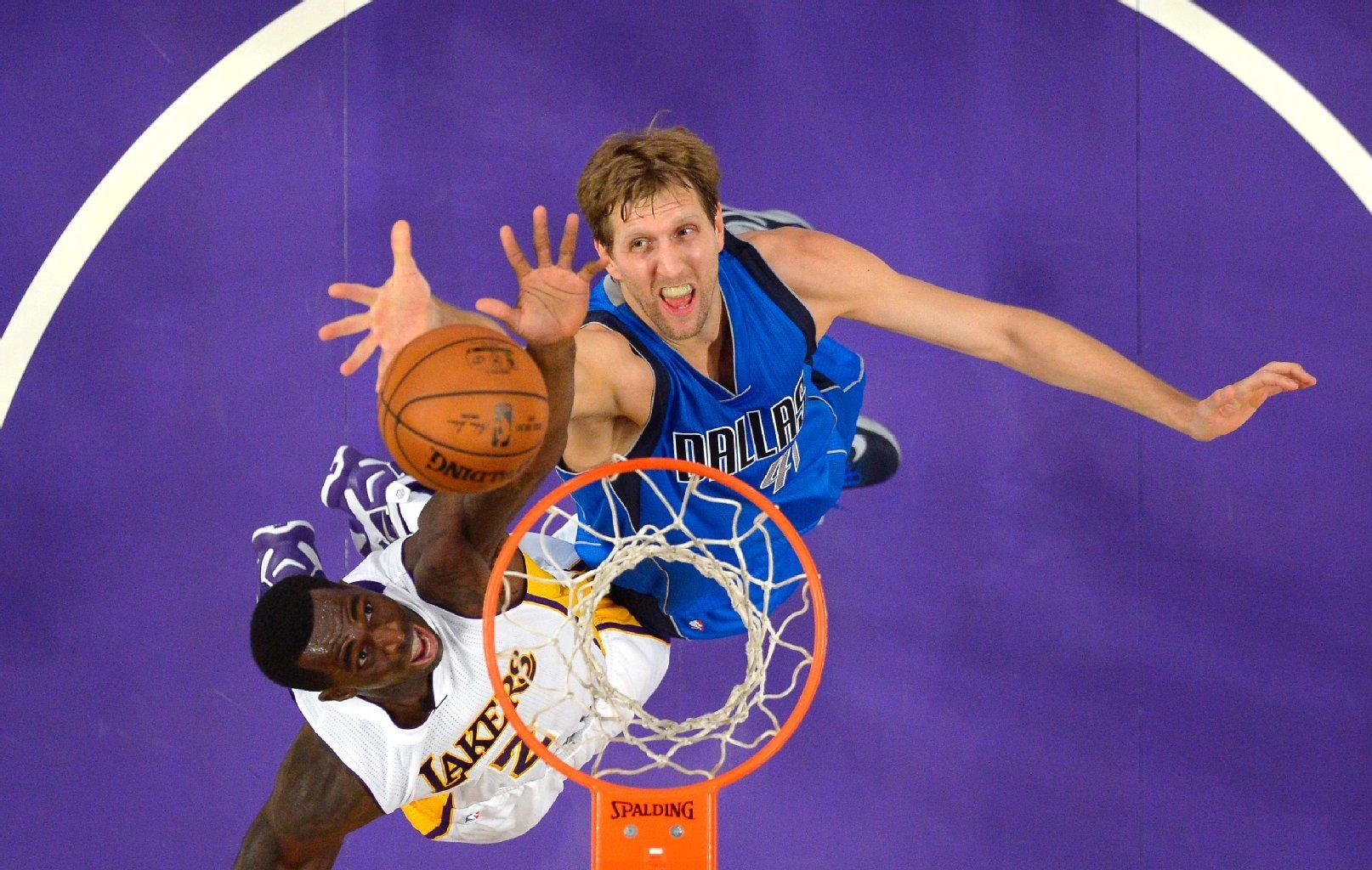 Dirk Nowitzki zeigte gegen die LA Lakers eine Sahne-Vorstellung.