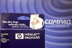 Billigtinte einiger Firmen habe sich als «nicht so wischfest oder lichtbeständig wie die Originaltinte» (im Bild eine Patrone von Hewlett Packard) erwiesen, teilten die Tester mit. (Archivfoto: dpa)