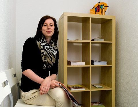 Maria Viecenz leitet die neue Familienberatungsstelle von Outlaw in Querfurt. (FOTO: PETER WÖLK)