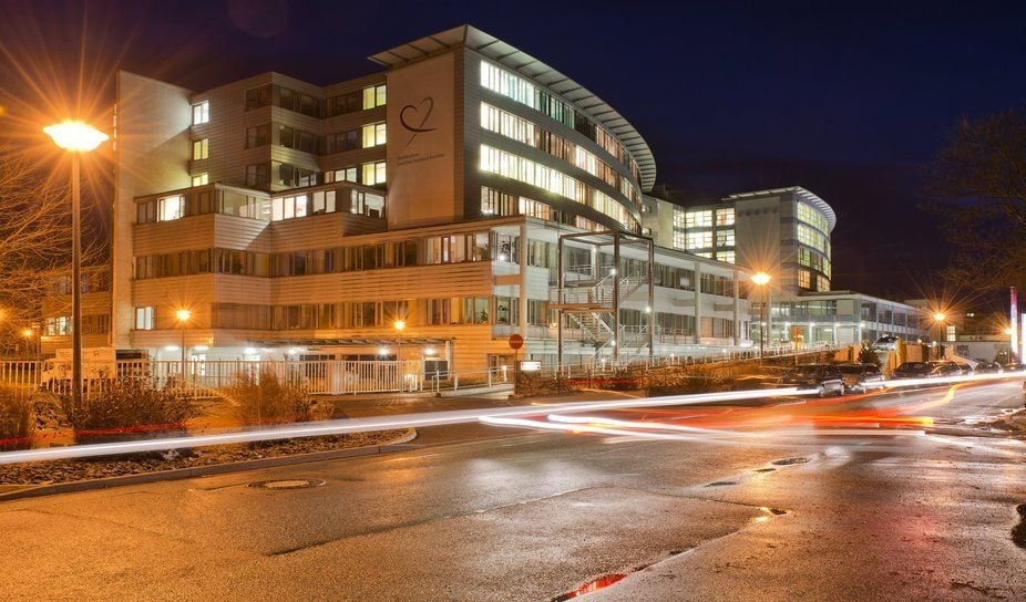 Außenansicht des Klinikum Quedlinburg