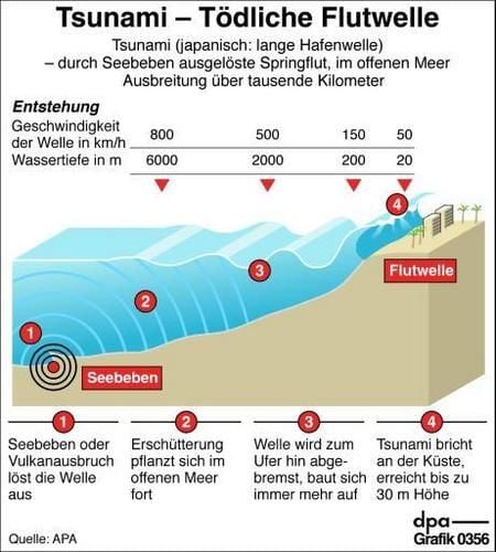 Tsunami - Tödliche Flutwelle (Grafik: dpa)