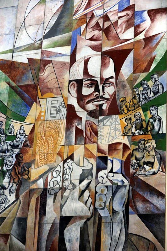 Lenin-Wandbild