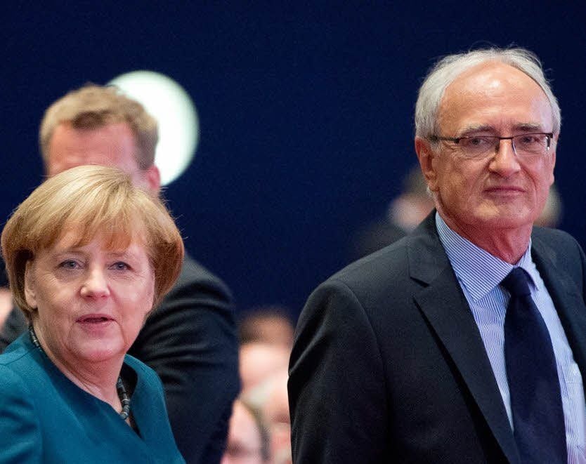 Bundeskanzlerin Angela Merkel machte gestern der IG Metall und deren neuem Vorsitzenden Detlef Wetzel ihre Aufwartung.