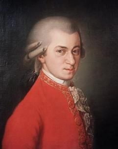 Porträt des Komponisten Wolfgang Amadeus Mozart (1756 -1791), das von Barbara Kraft nach Mozarts Tod im Jahre 1819 gemalt wurde. (Foto: dpa)