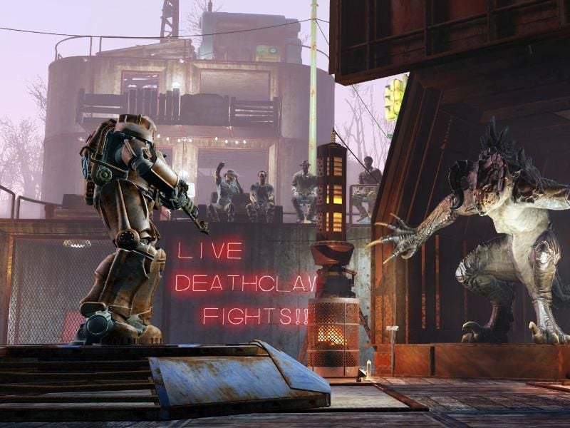 Mit der Erweiterung «Wasteland Workshop» können Spieler die Kreaturen des Ödlands zähmen oder gegen sie im Zweikampf antreten. Screenshot: Bethesda Foto: Bethesda