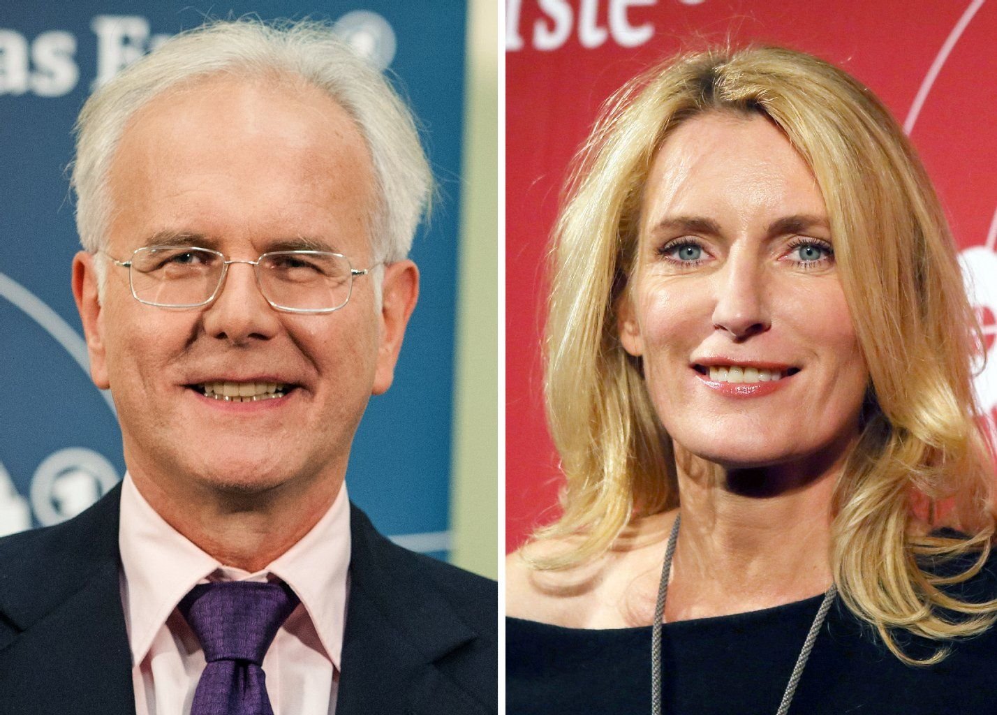 Schauspielerin Maria Furtwängler und Entertainer Harald Schmidt.
