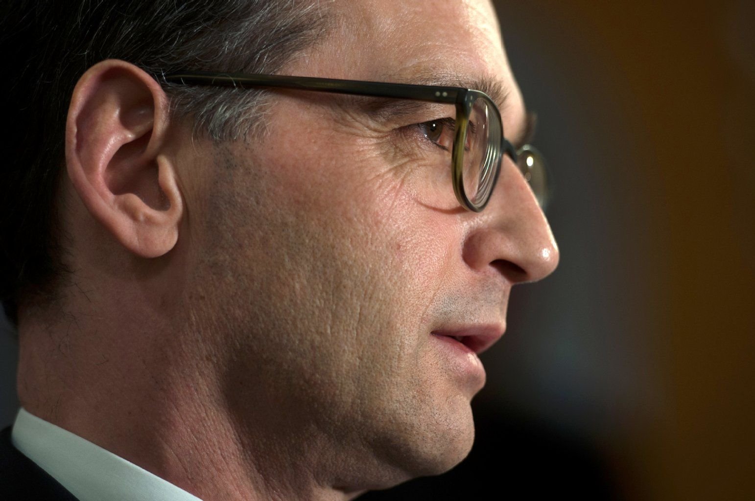Bundesjustizminister Heiko Maas (SPD) besuchte am Montag den "Welcome Treff" der Freiwilligenagentur in Halle (Saale). Die Einrichtung ist eine Begegnungsstätte für Geflüchtete und Einwohner der Stadt.