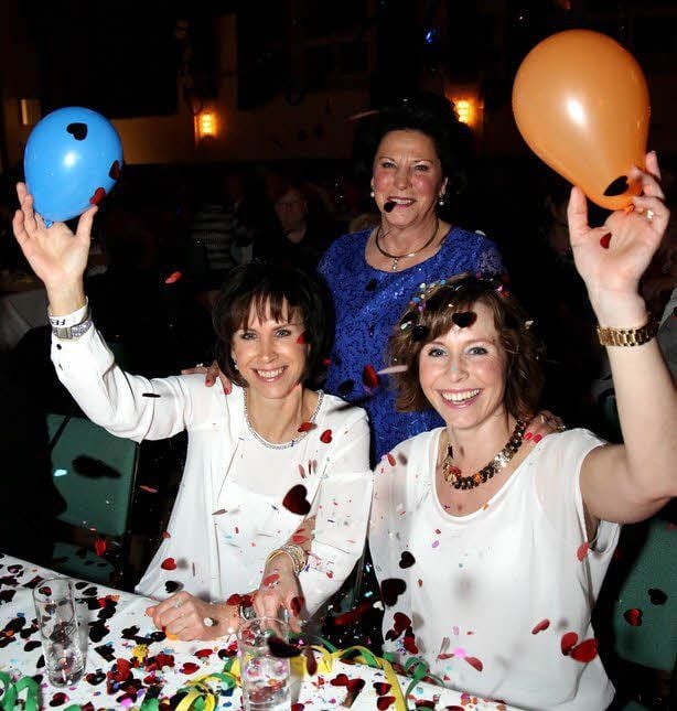 Doreen Welzel, Marlies Weidlich und Sandy Winselmann ließen es sich im Kurhaus gut gehen.