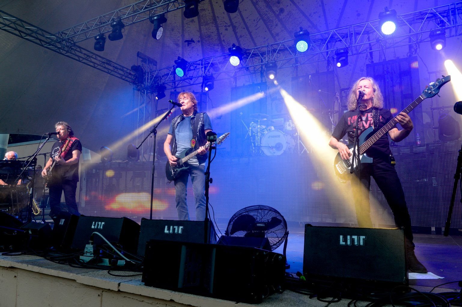 Dieter „Quaster“ Hertrampf (v.l.), Dieter „Maschine“ Birr und Peter „Bimbo“ Rasym.