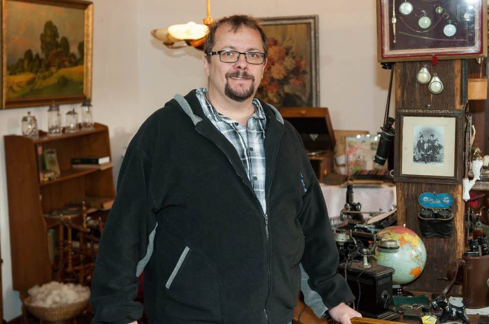 Der Hallore Sten Michelson leitet seit Mitte September das Heimatmuseum in Zappendorf.