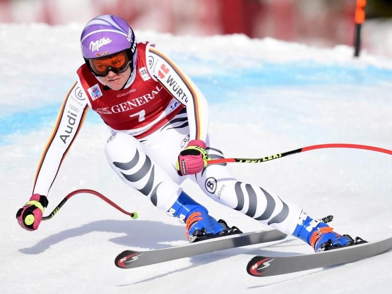 Viktoria Rebensburg untermauerte mit dem zweiten Platz in Lake Louise ihre starke Form. Foto: Frank Gunn