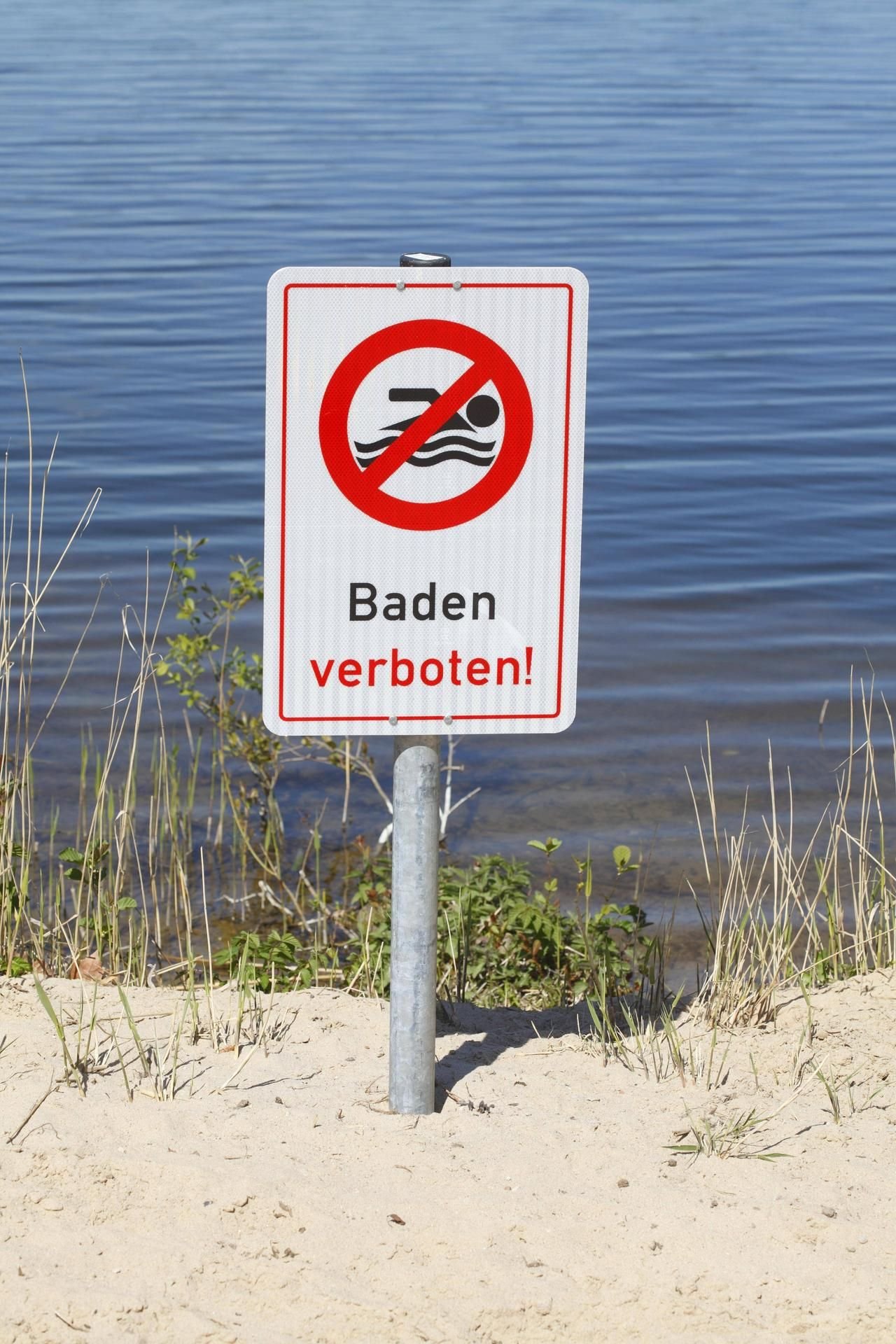 Am Möwensee in Nordhausen ist Baden verboten. (Symbolbild)