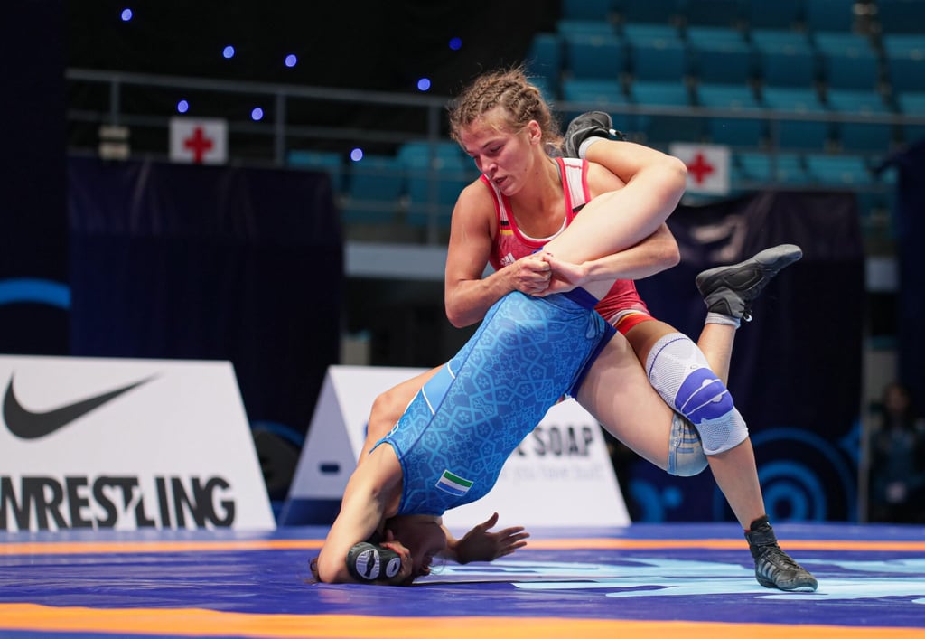 Ringerin Annika Wendle gewann bei der Europameisterschaft in Warschau die Bronzemedaille.