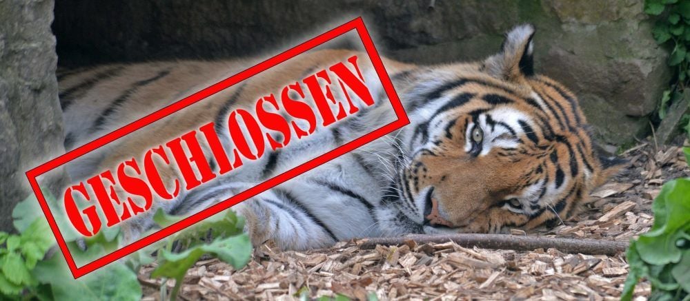 Die Schließung betrifft auch den Zoo.