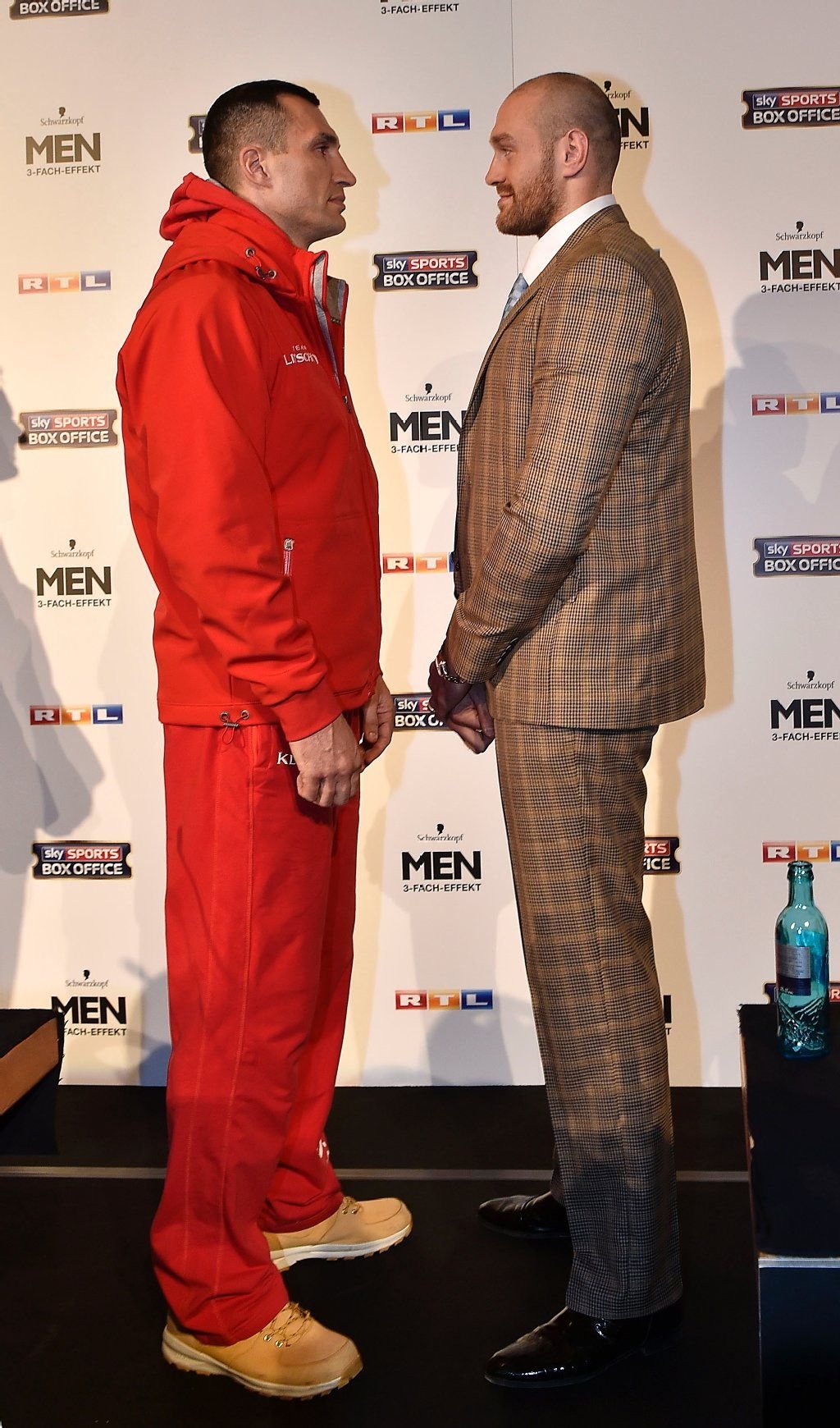 Tyson (r) und Klitschko