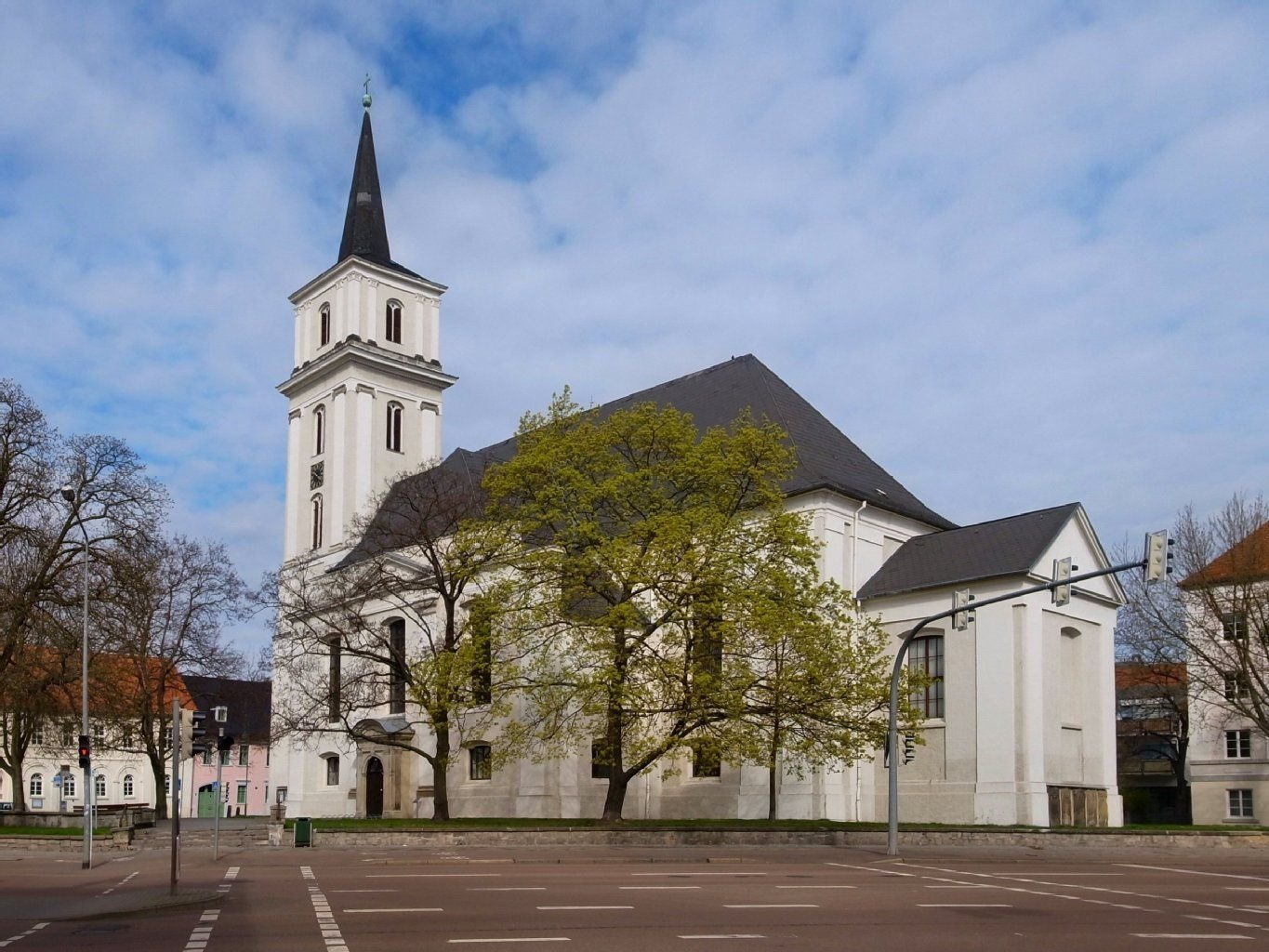 Die Johanniskirche in Dessau.
