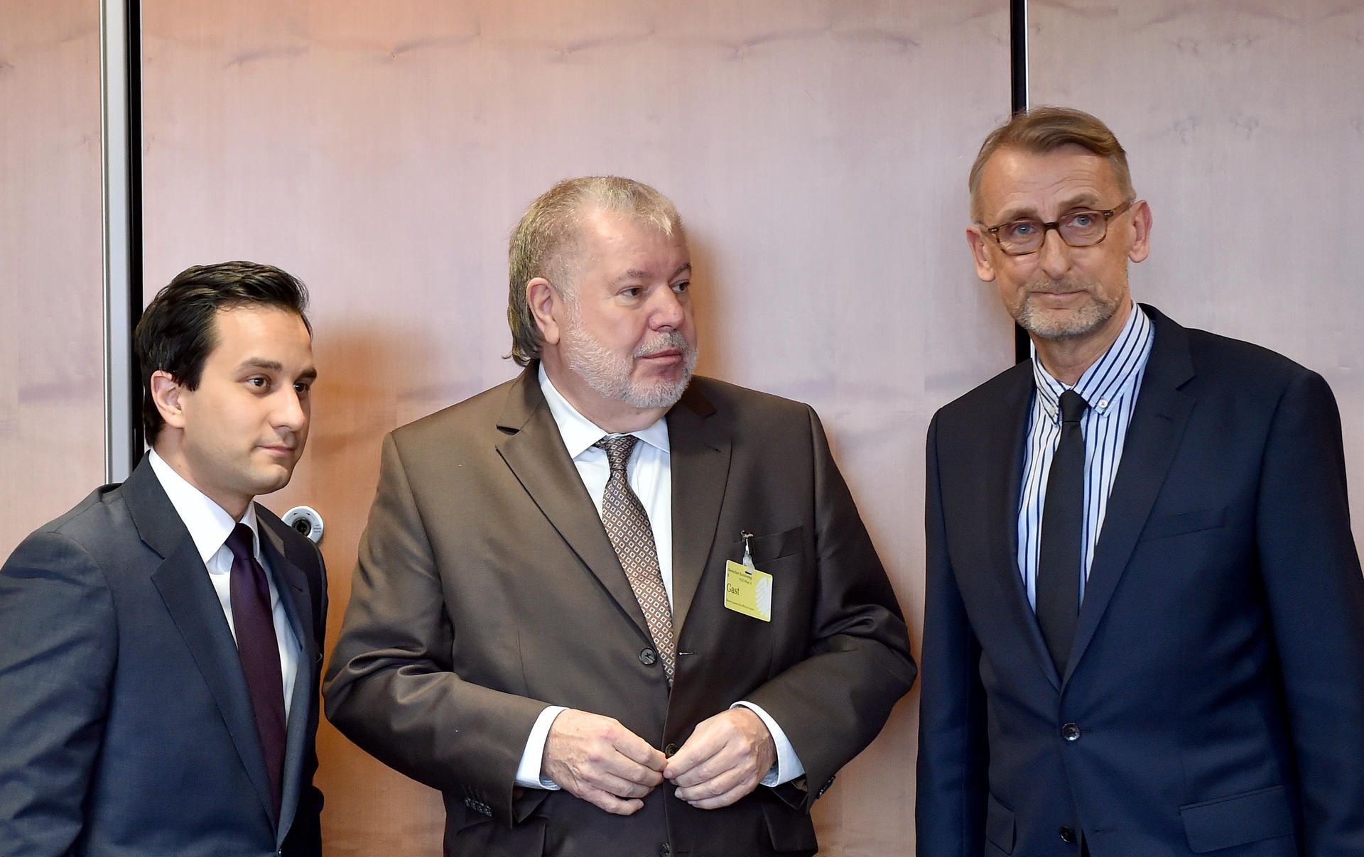 Armin Schuster (r.) mit Kurt Beck und Mahmut Özdemir