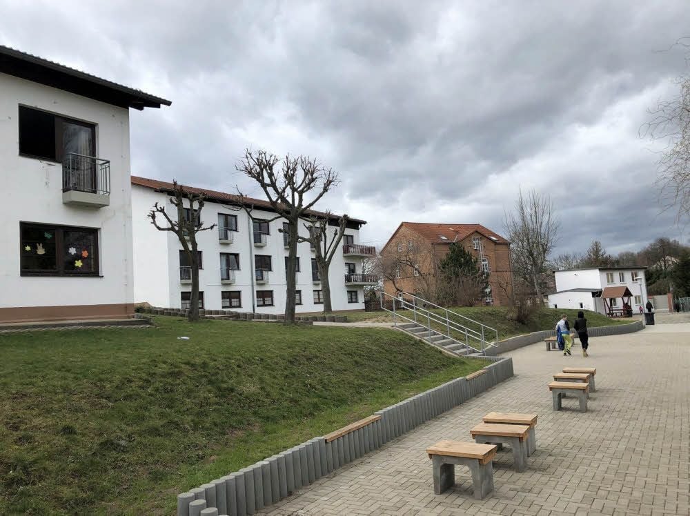 Das Schulgelände der 1993 gegründeten Förderschule „Hans Klein“