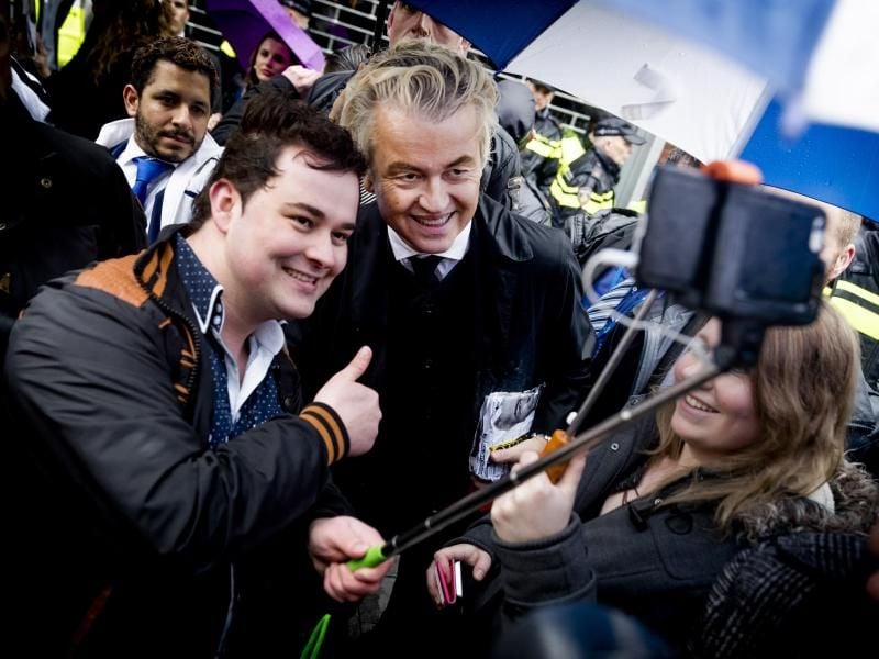 Geert Wilders, Vorsitzender der niederländischen rechtspopulistischen Partei für die Freiheit. Foto: Remko de Waal