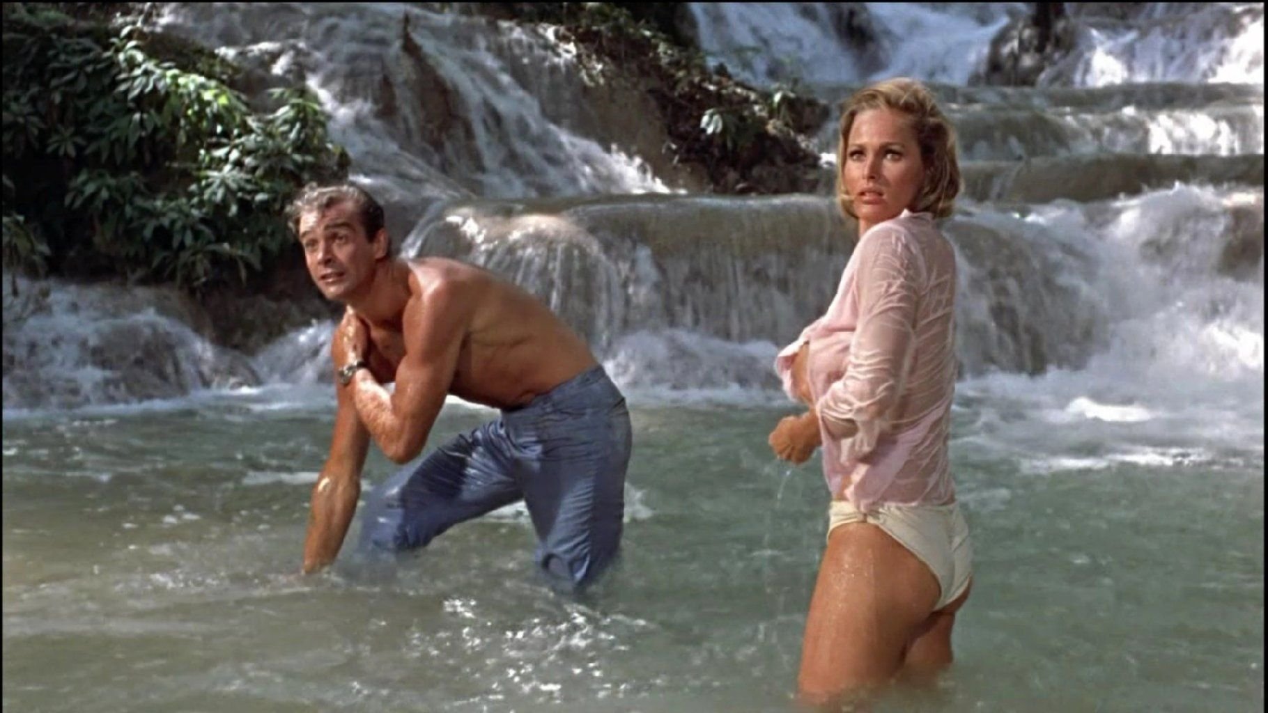 Filmszene aus dem Bond-Klassiker „007 jagt Dr. No“ am Dunn River.
