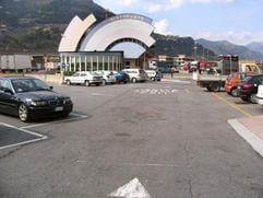 Die Raststätte Ventimiglia Autoporto Nord an der A10 in Italien kurz vor der Grenze zu Frankreich. (Foto: dpa)