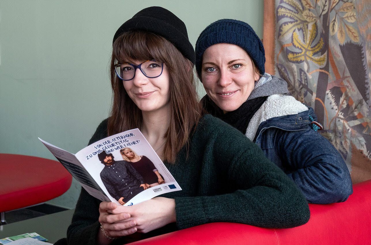 Svenja Gröber und Antonia Paschke zählen zu den Verantwortlichen des Peer-Projekts an der Hochschule Merseburg.