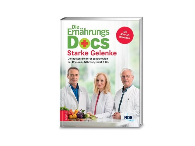 Mit dem Buch „Die Ernährungs-Docs - Starke Gelenke” setzen sich Matthias Riedl, Anne Fleck und Jörn Klasen an die Spitze der Ratgeber-Bestseller. Foto: ZS-Verlag/dpa-infocom
