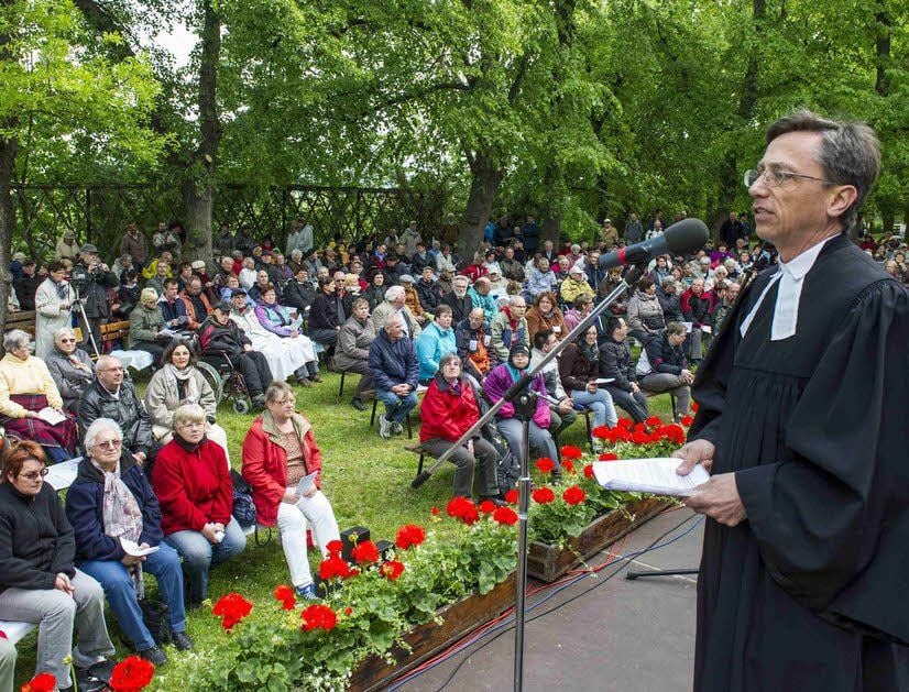 Jürgen Schwartz zum Jahresfest der Neinstedter Anstalten.