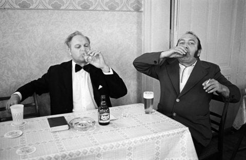 In einer Lokalität in Helbra (Mansfelder Land) wird das Fronleichnamsfest gefeiert (14.06.1979). (ARCHIVFOTO: DPA)