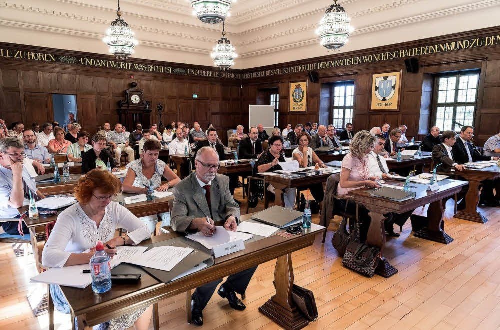 Der Merseburger Stadtrat.