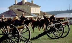 Hobby-Kavalleristen in Fort Concho