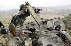 Absturzstelle der pakistanischen Militärmaschine. (Foto: dpa)