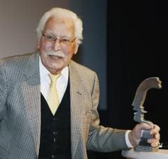 Der Schauspieler Friedrich Schoenfelder in Potsdam-Babelsberg beim Empfang des Deutschen Synchronpreises für herausragendes Gesamtschaffen. (Foto: dpa)