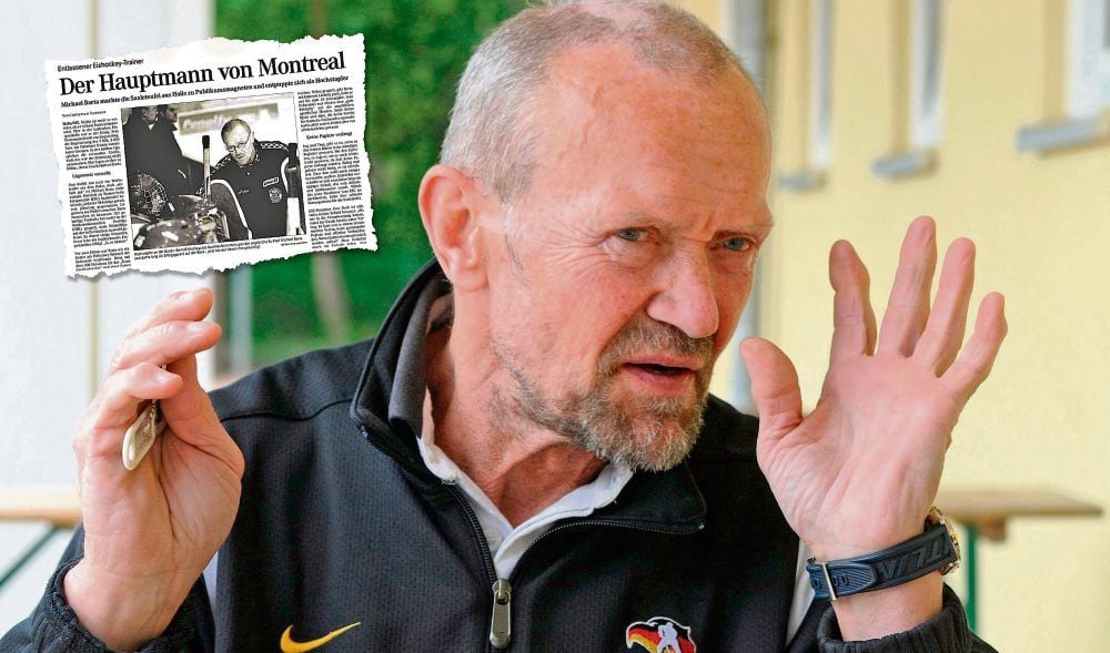 Michael Barta sorgte in Halle als Eishockey-Trainer für Furore - auf der Grundlage einer ausgedachten Biografie.