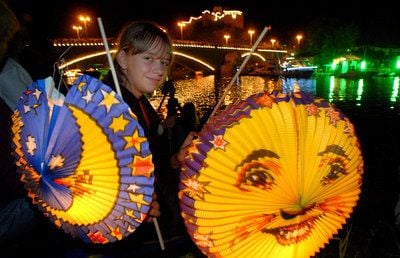 Laternenfest in Halle. (FOTO: ANDRÉ KEHRER)