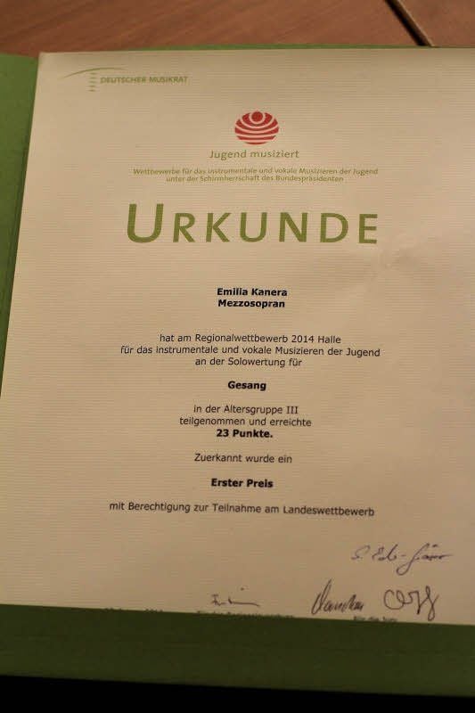 Emilia Kanera hat den Musikpreis gewonnen.