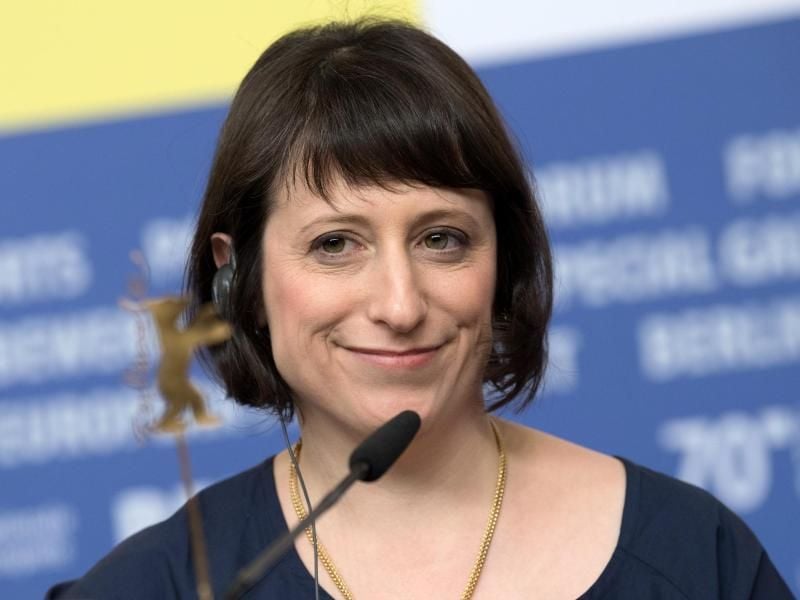 Die Regisseurin Eliza Hittman zeigt ihren Film „Never Rarely Sometimes Always” auf der Berlinale. Foto: Jörg Carstensen/dpa