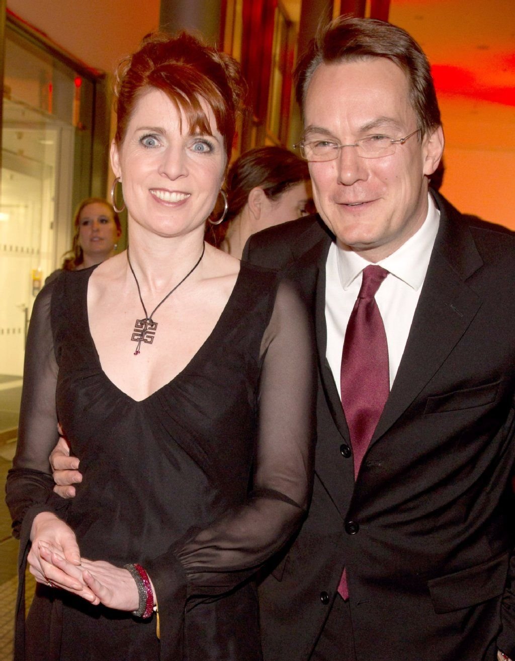 Lierhaus mit ihrem ehemaligen Partner Rolf Hellgardt