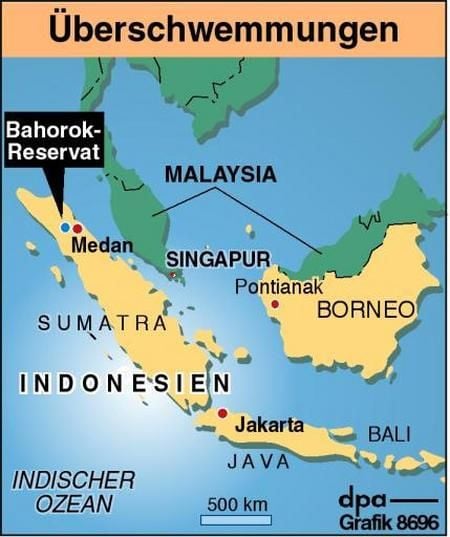 Überschwemmungen in Indonesien (Grafik: dpa)