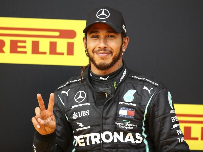 Steht kurz vor seinem siebten WM-Titel: Lewis Hamilton. Foto: Mark Thompson/Pool Getty/AP/dpa